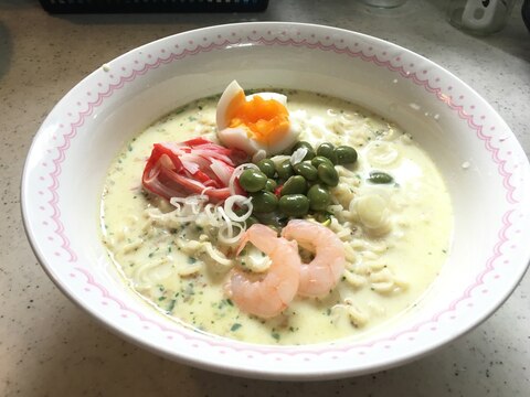 袋麺で簡単！冷たい豆乳ラーメン